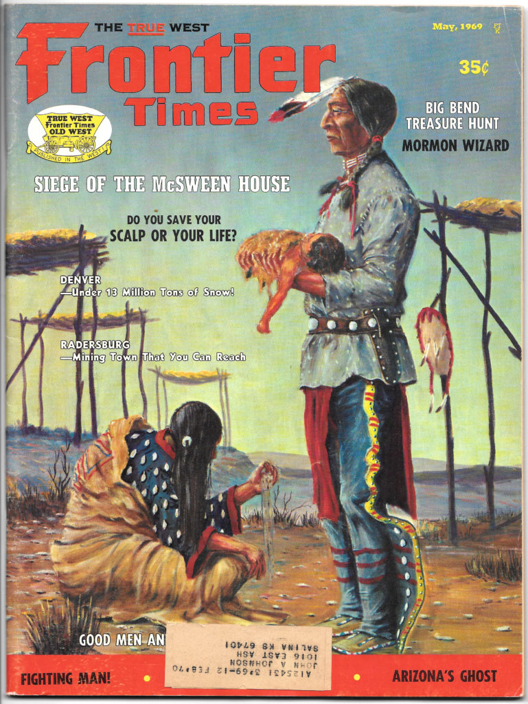 1969 05 00 magazine article_The True West Frontier Times_cover